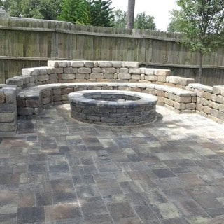 Paver firepit