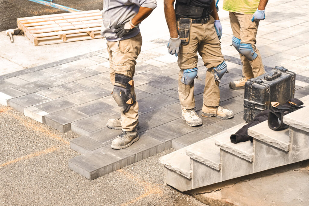 Paver steps